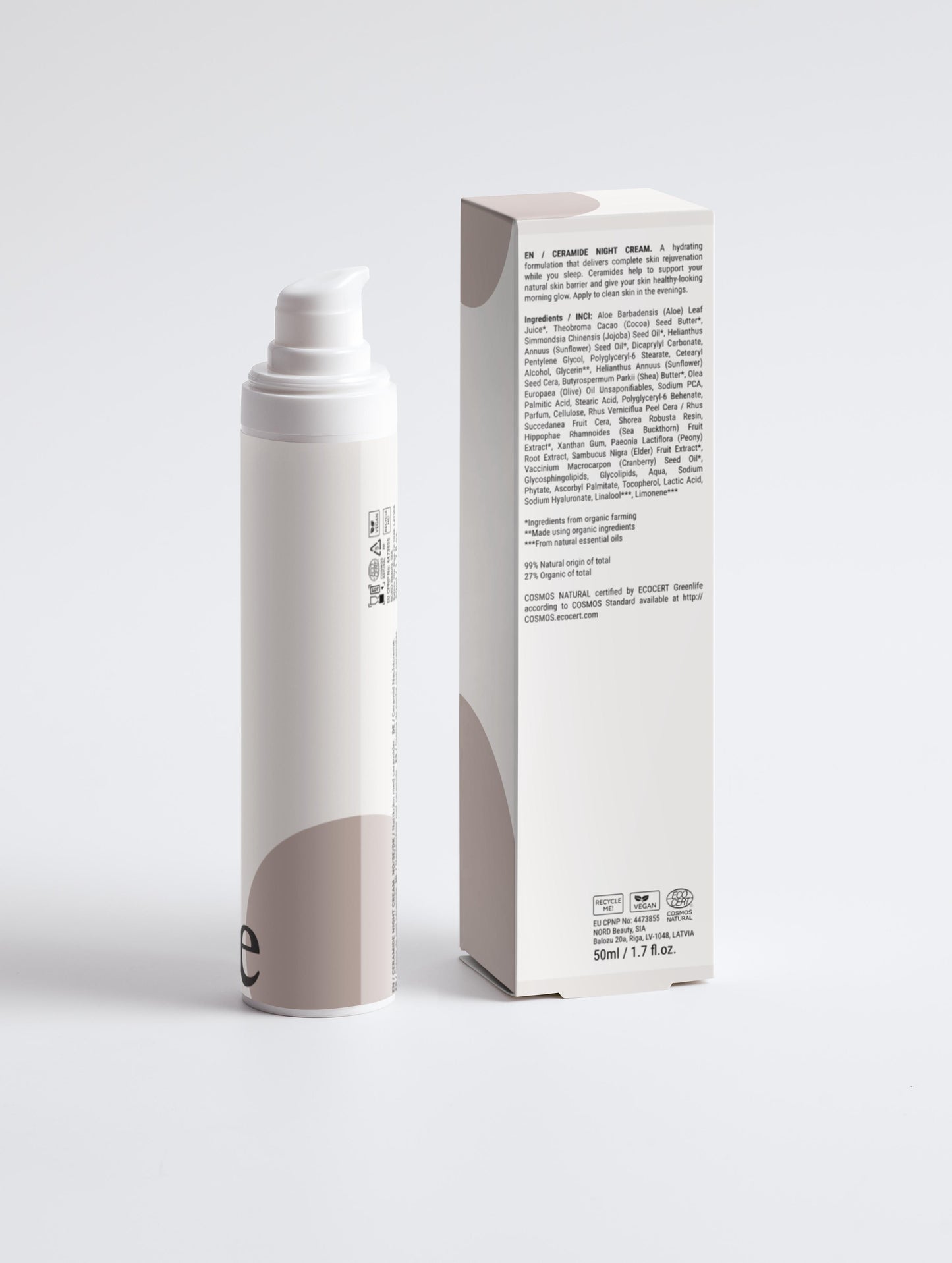 Ceramide Hydrating Night Cream - aube
