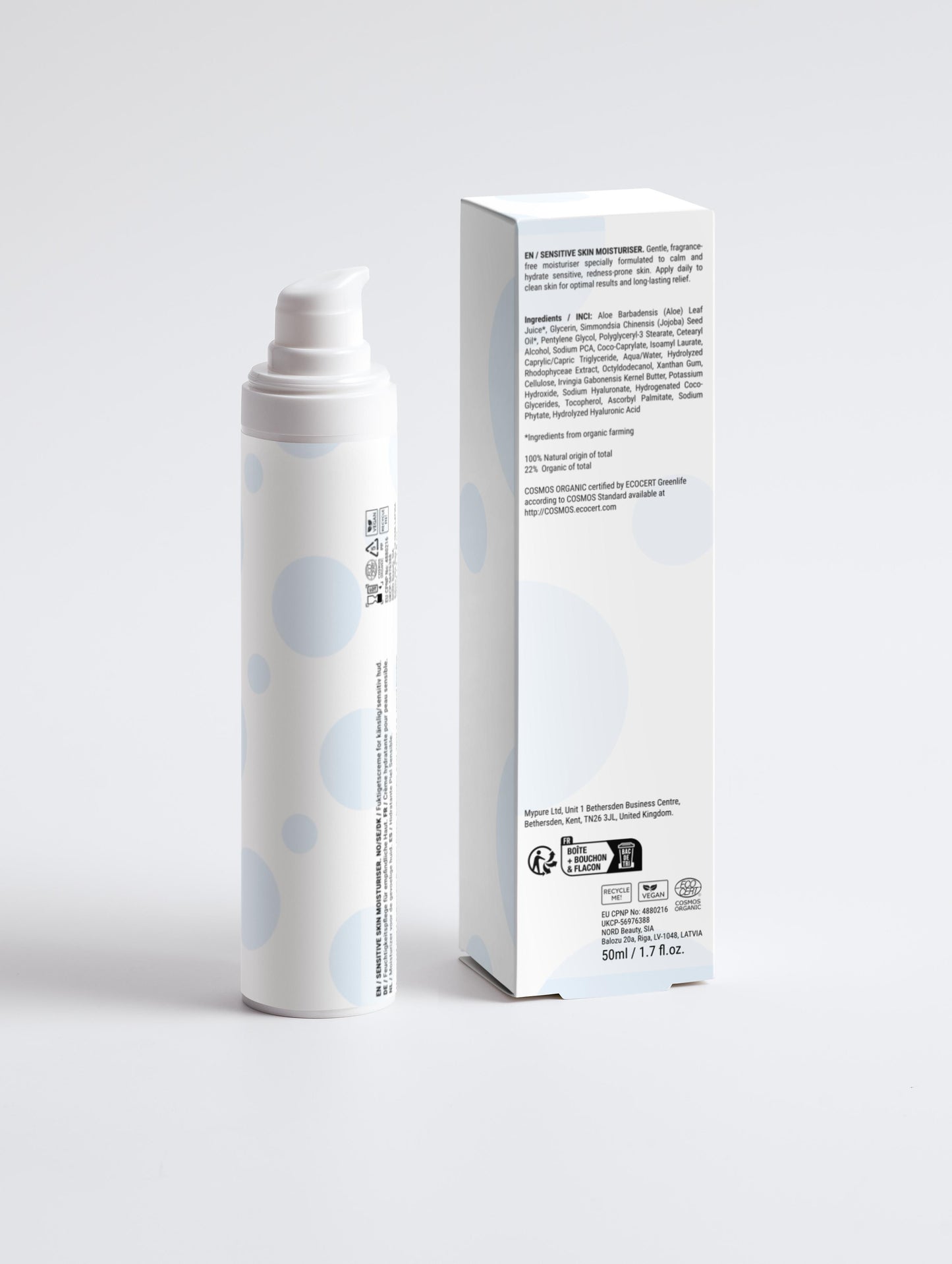 crème hydratante sans parfum peaux sensibles - aube